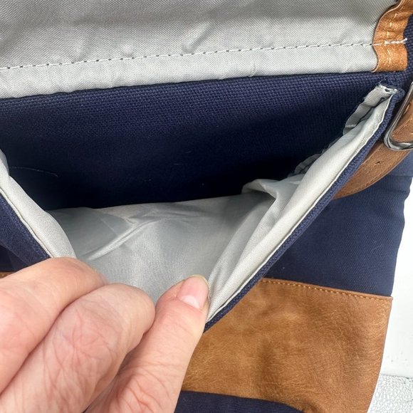 FOSTER & RYE Insulated Cooler Wine Backpack In Deep Pacific Blue NWT - Picture 6 of 12